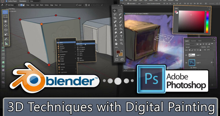 3D Techniques with Digital Painting – Marco Bucci