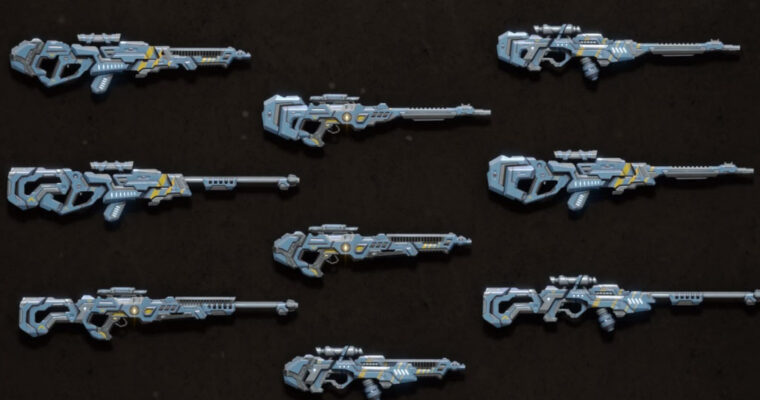 Blender 2.81 – Substance painter – Sci fi asset creation