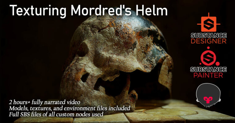 Texturing Mordred’s Helm with Marcus Johnston