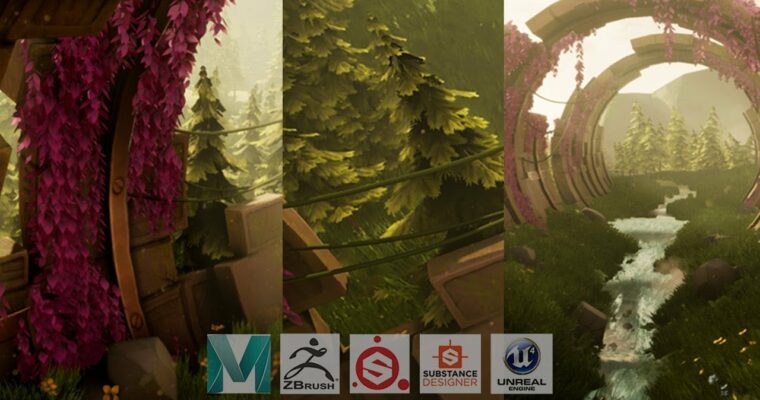 How to Make a Stylized Outdoor Environment from Start to Finish by 3DEX