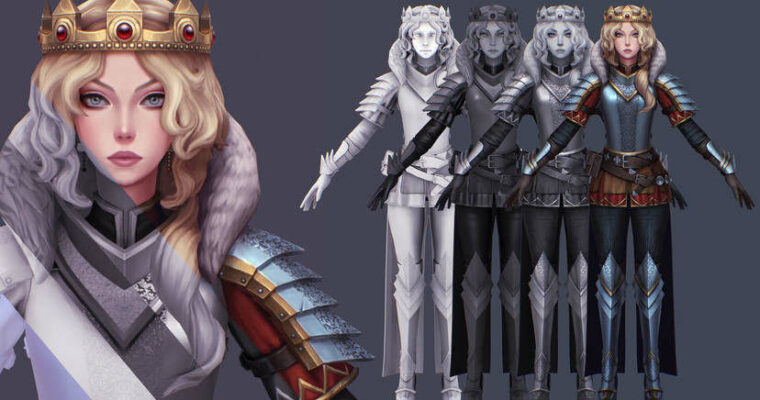 Hand Painting Textures for Stylized 3D Characters with Yekaterina Bourykina