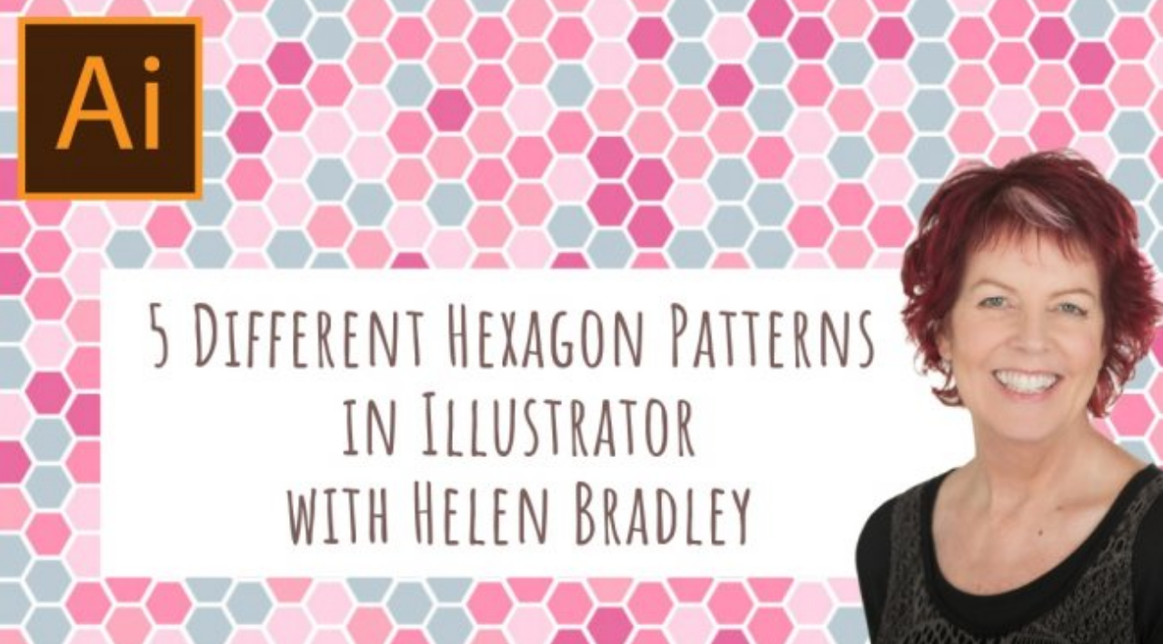 Hexagon Indesign 5 Hexagon Patterns in Illustrator - an Illustrator for Lunch™ course