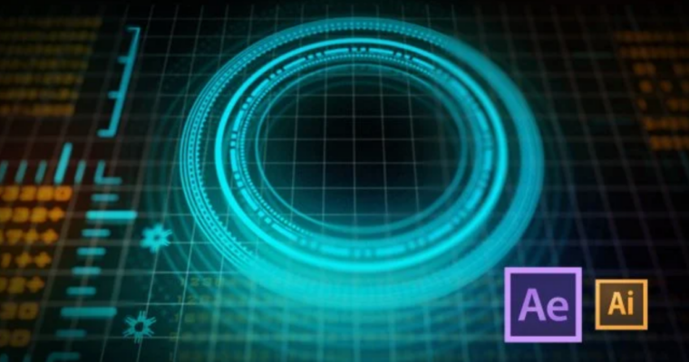 HUD Interface Animation in After Effects and Illustrator