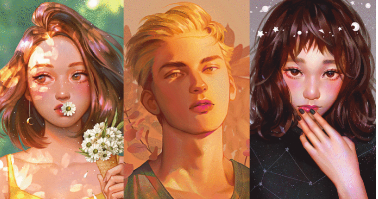 Digital Fantasy Portraits with Photoshop by Karmen Loh