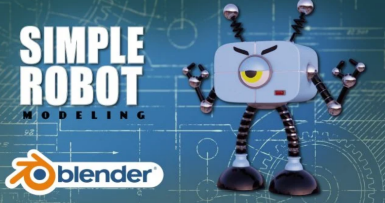Create A Robot Character With Blender by Zerina Cmajcanin