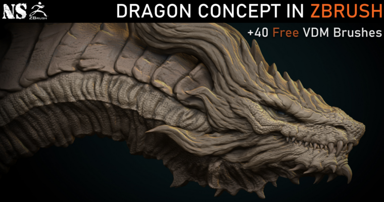 Dragon Concept in Zbrush