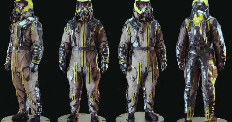 Futuristic Fireman Character Concept Tutorial by Mike Andrew Nash