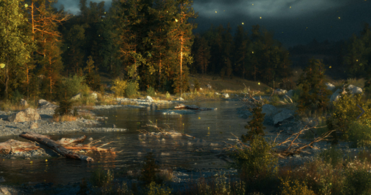 Creating Rivers Using Octane and C4D