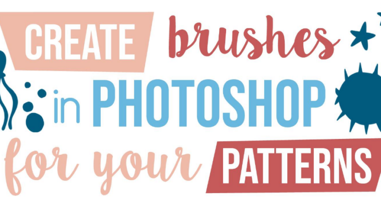 Create brushes in Photoshop for your patterns