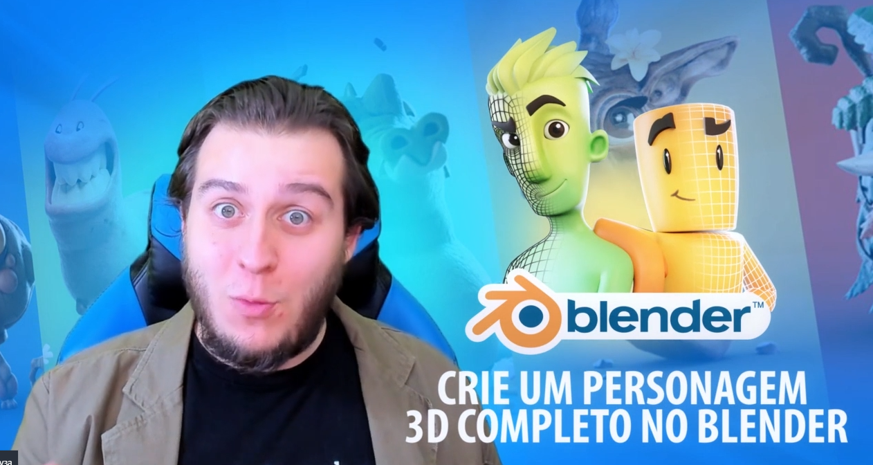 Create your complete 3D character in Blender! by Guilherme Gusmão de