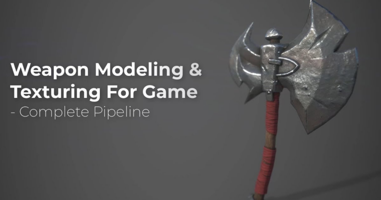 Weapon Modeling & Texturing For Game for Absolute Beginners Weapon Modeling & Texturing For Game for Absolute Beginners