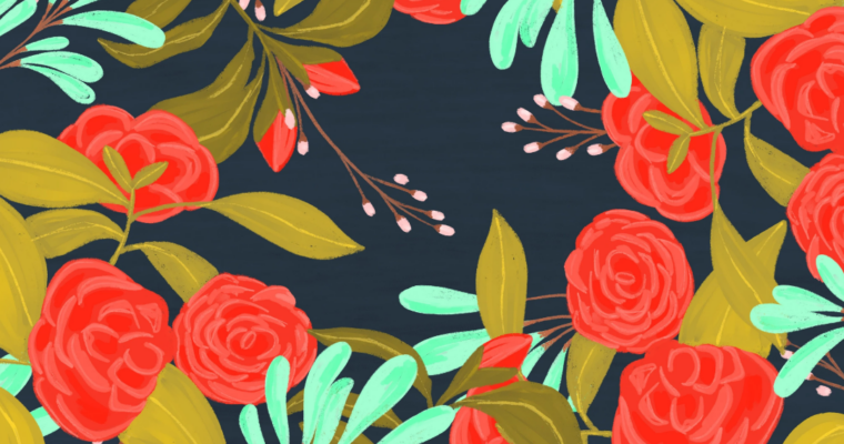 Wildflowers in Procreate