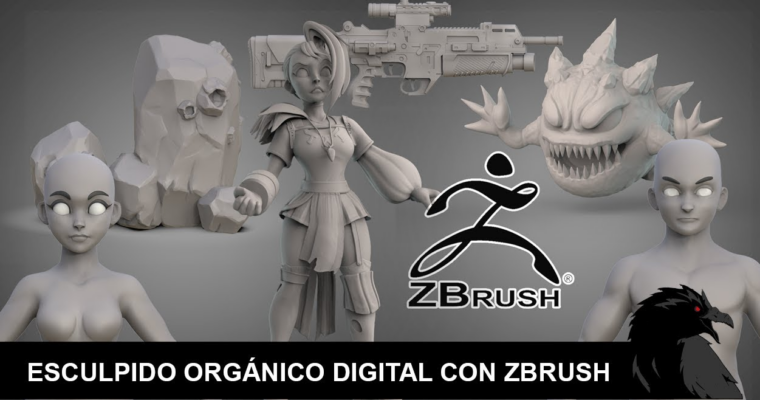 Digital Organic Sculpting with ZBrush by Odin Fernandez (Esculpido organico digital con zbrush – Spanish, Eng sub)