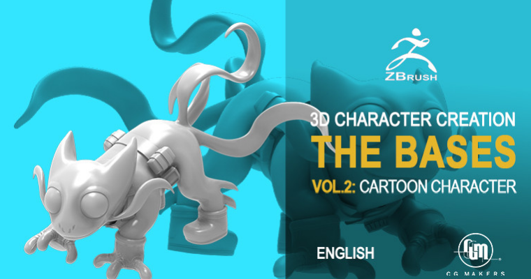Pet Cartoon Modeling – Master 3D Character Creation vol.2 (Zbrush)