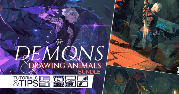 Demons & Drawing Animals BUNDLE by Toni Infante