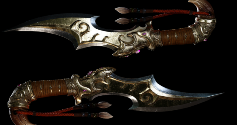 Weapon Creation for games by Scribble Mesh