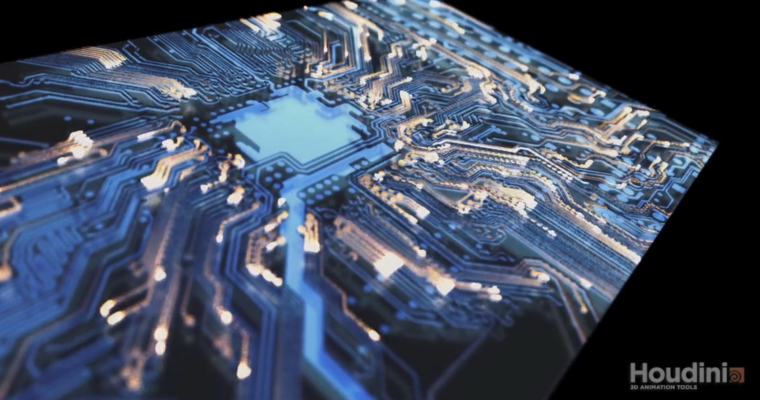 Houdini Light Trace Effects