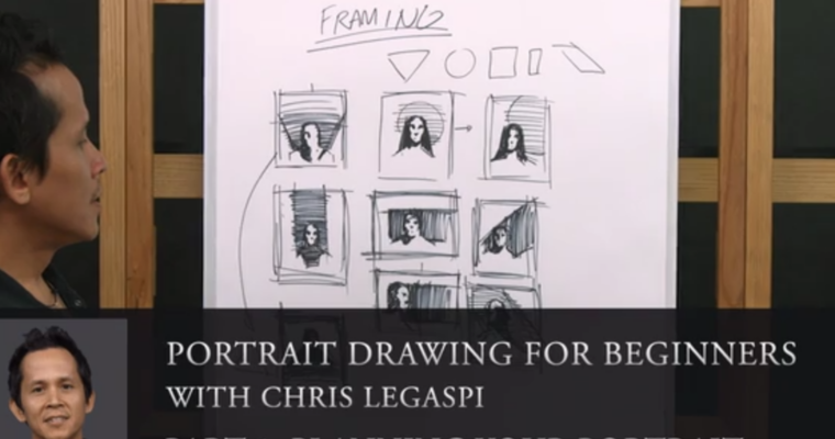 Portrait Drawing for Beginners with Chris Legaspi (Part 1-3)