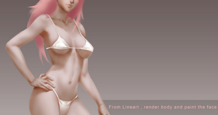 Paint Female Body Tutorial by Yu Cheng Hong