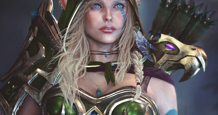 Alleria WindRunner Tutorial (Korean, Eng & Chinese Sub)