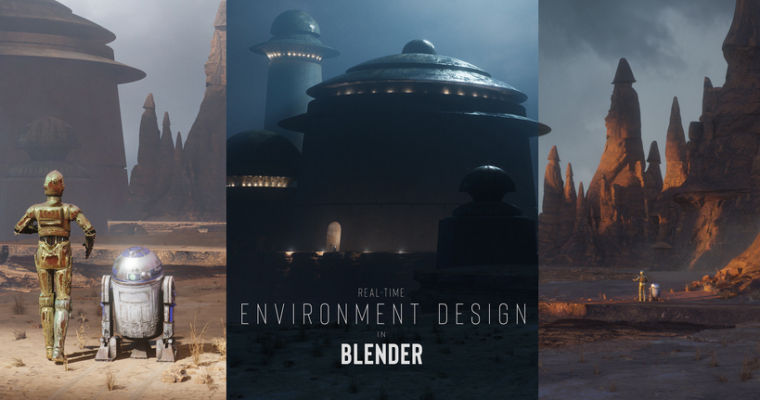 Real-time Environment Design in Blender by Jama Jurabaev
