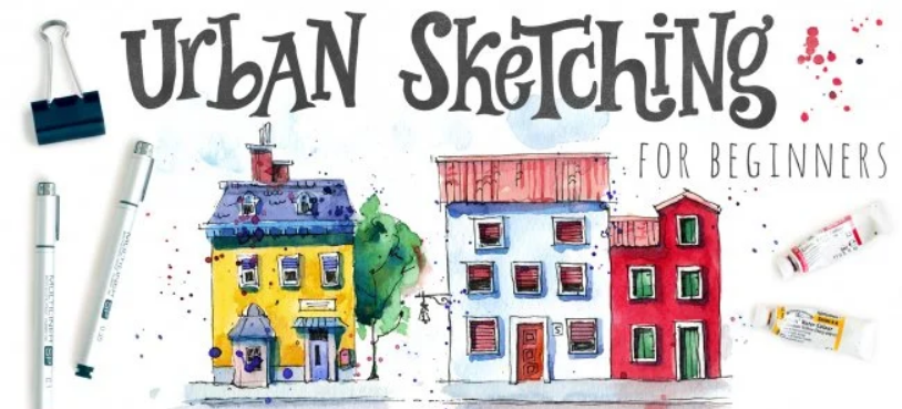 Urban Sketching for Beginners: Watercolour Sketch in 3 Steps | Julia Henze  | Skillshare