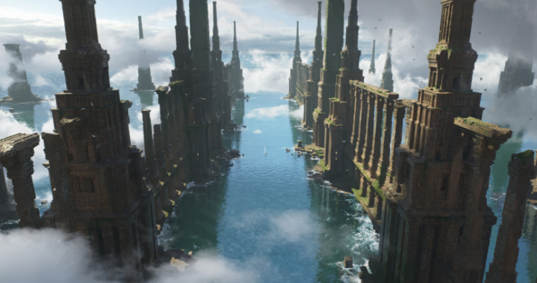 Lost Atlantide 3D-2D process by Quentin Mabille