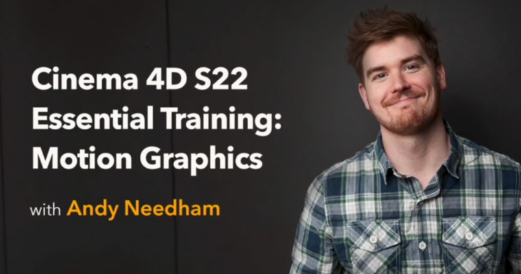 Cinema 4D S22 Essential Training Motion Graphics