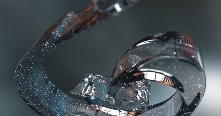 Advanced 3d motion graphics with Realflow and Cinema 4d