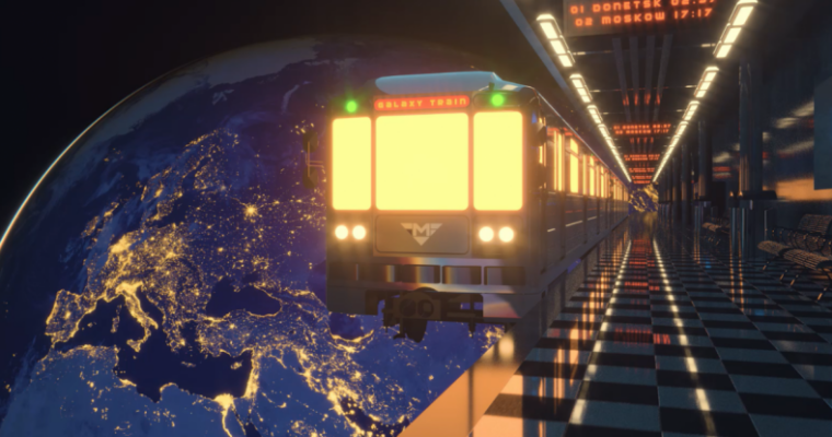 Create A Space Train Scene With Cinema 4D & Redshift Render