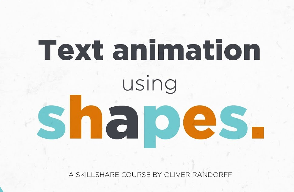 how to make text shapes in after effects