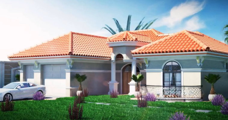 3d visualization , 3ds Max ,V-ray ,Photoshop – 3D Render The VILLA