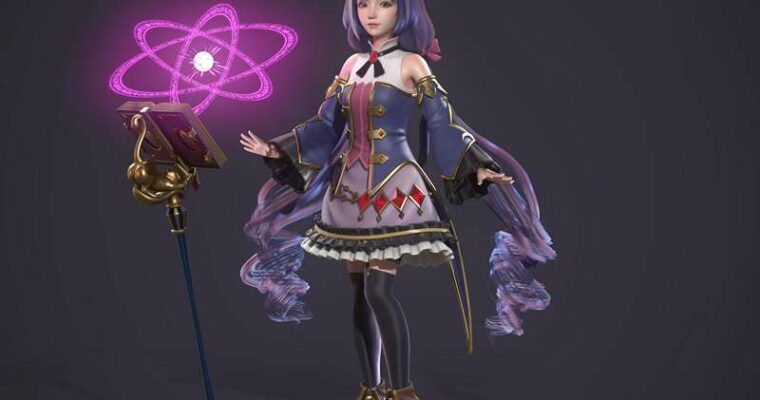 Princess connect – 3d real time fan art cute (Chinese, Eng sub)