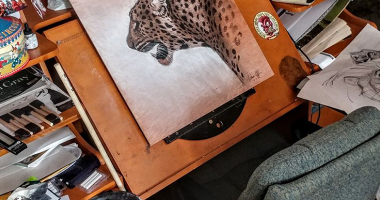 Experimenting in Charcoal with Aaron Blaise