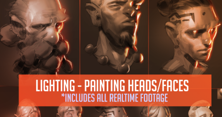 Lighting for Painting Heads Faces by Ahmed Aldoori