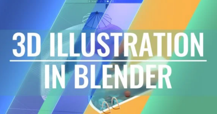 3D Illustration in Blender by Matt Lloyd