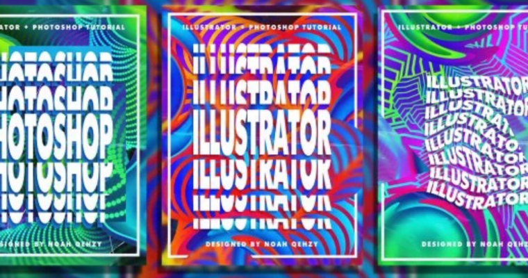 Create Colorful Pattern Posters In Illustrator And Photoshop