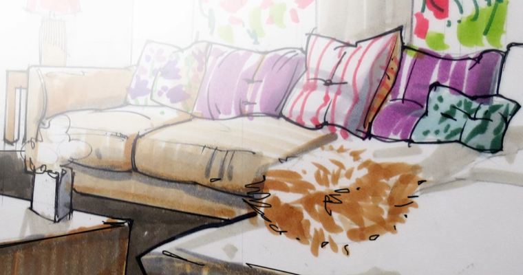 Draw like an Interior Designer