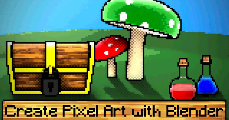Easily create Pixel Art with Blender. Beginner Friendly by Karl Muller