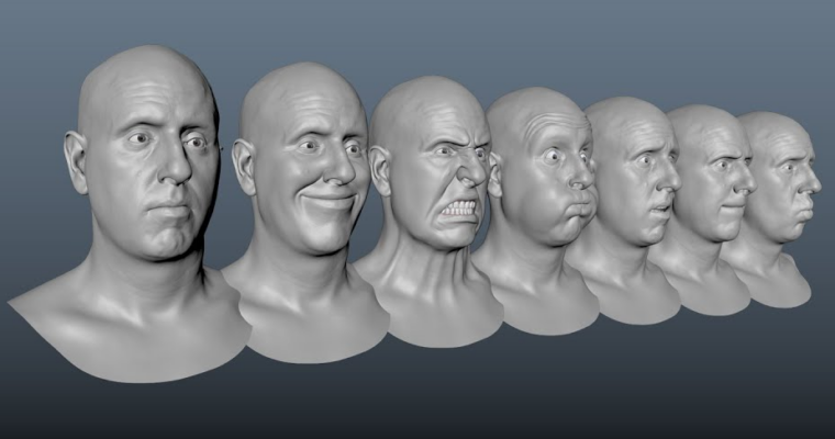 Introduction to Creating Facial Blendshapes in Maya