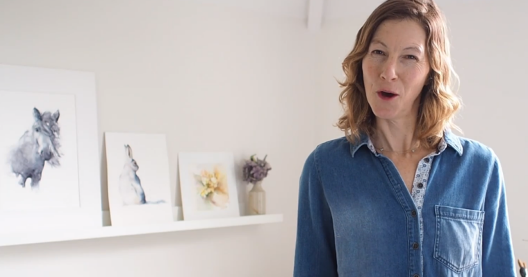 A Free-Flow Watercolour Masterclass Bundle with Jane Davies