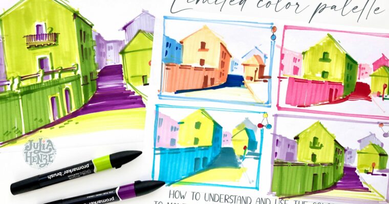 Drawing With a Limited Palette – Color Theory in Practice by Julia Henze