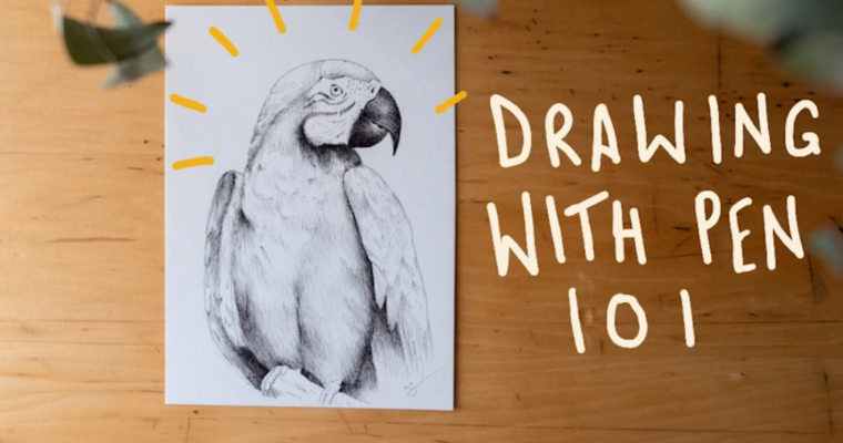 Drawing with Pen 101 – Creating Shape with Value and Texture