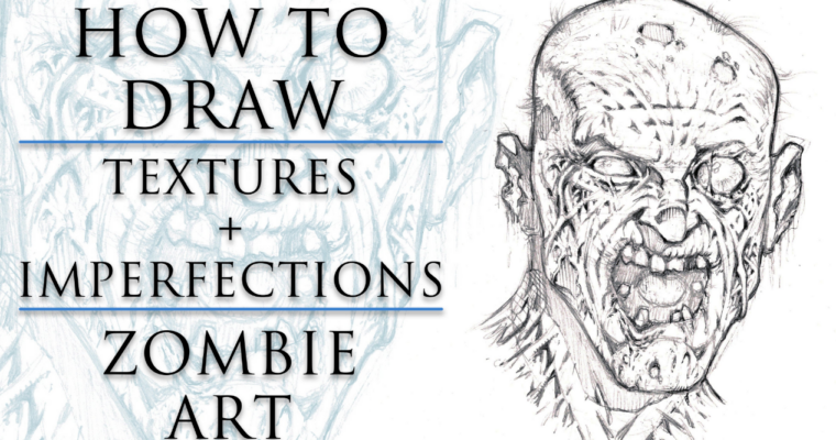 How to Draw Textures and Imperfections – Zombie Art