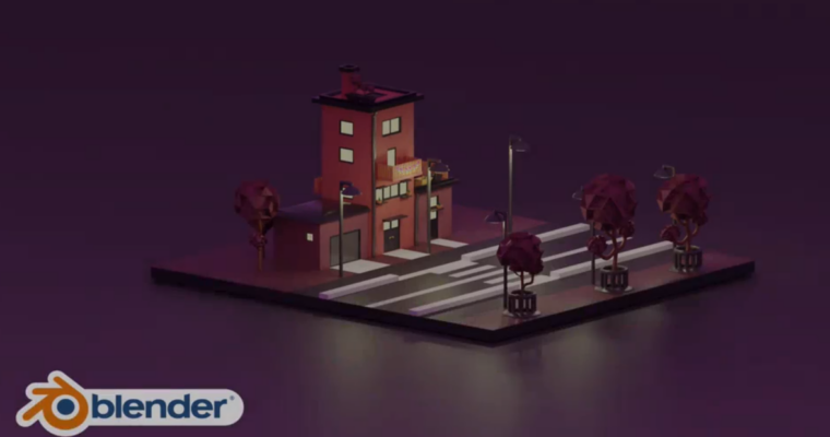 Low Poly Isometric Modelling in Blender