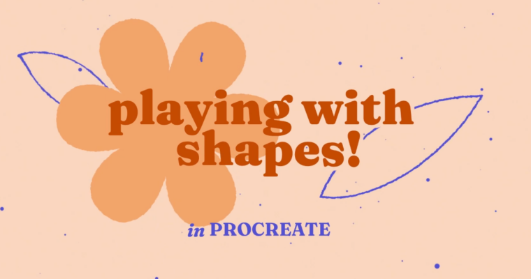 Playing with Shapes in Procreate – Illustrate a Graphic Still Life