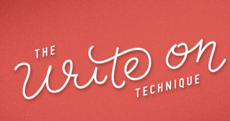 The Write On Technique Hand Lettering In Motion by Jake Bartlett