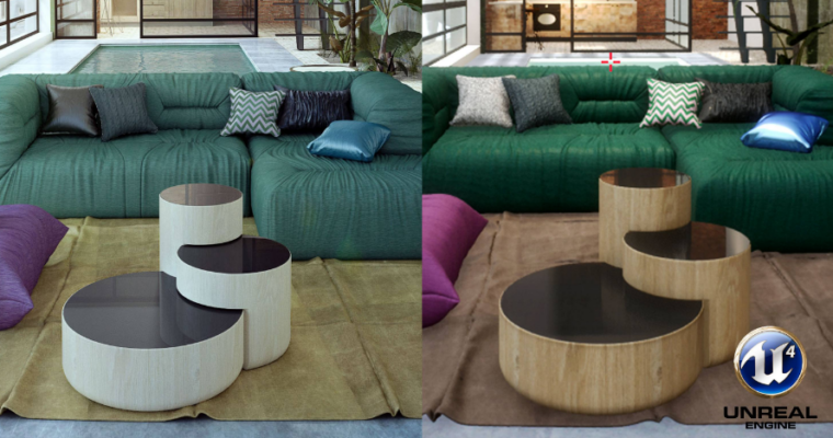 Unreal Engine 4 VR Interior Tour with 3DsMax VRay Photoshop