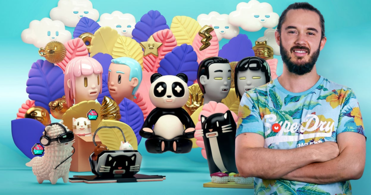 Diseño de personajes 3D en movimiento