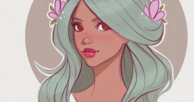 Digital Illustration – Coloring Female Characters in Procreate
